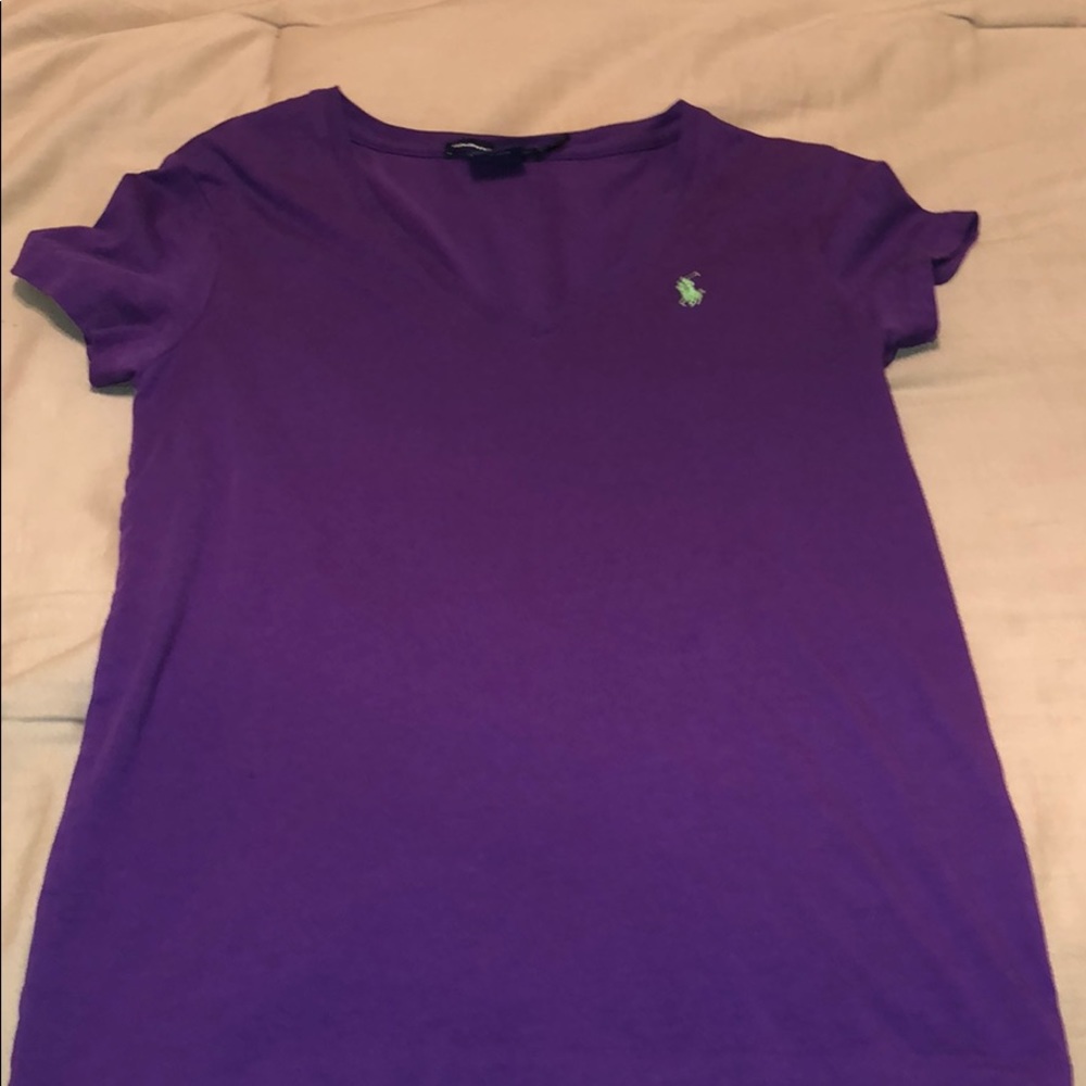 polo v-neck t-shirt